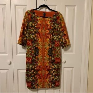 RMLL, Size 10, Autumn Colors, Scuba/Sheath Dress
